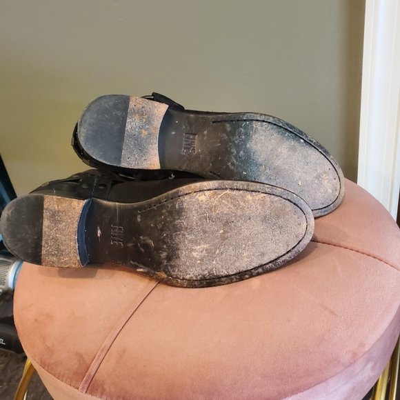 Frye Ankle Boots w/ Studed Harness Size 9 - Picture 5 of 5